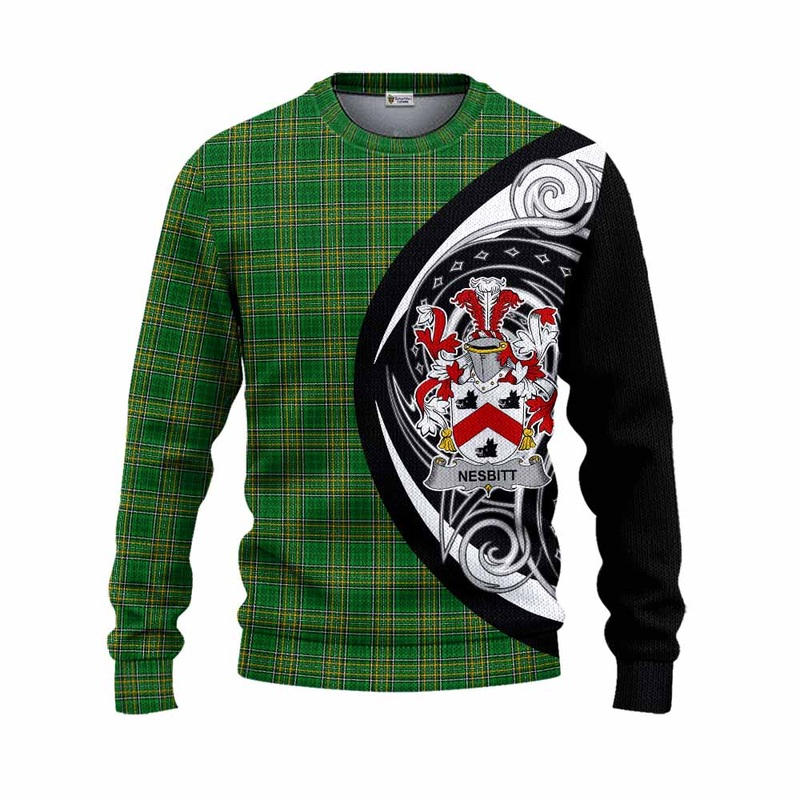 Nesbitt Irish Clan Knitted Sweater Celtic Circle Style