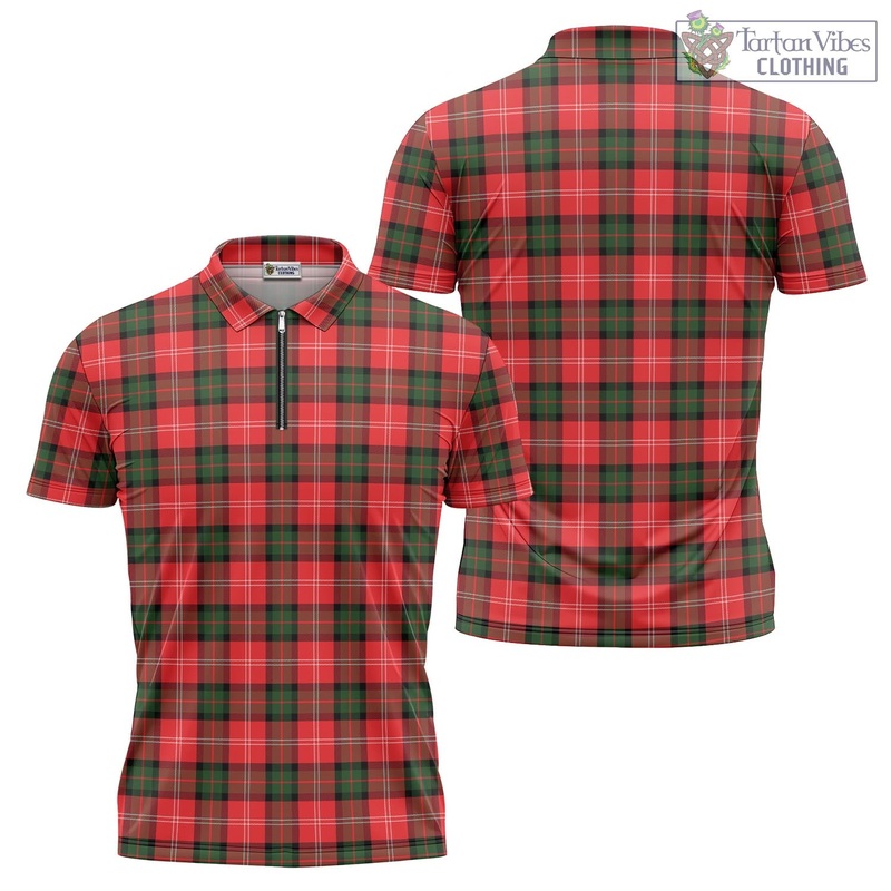 Nesbitt (Nisbet) Tartan Zipper Polo Shirt