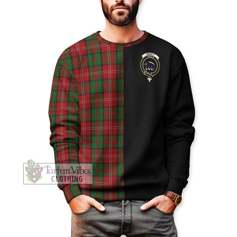 Nesbitt Tartan Sweatshirt with Family Crest and Half Of Me Style
