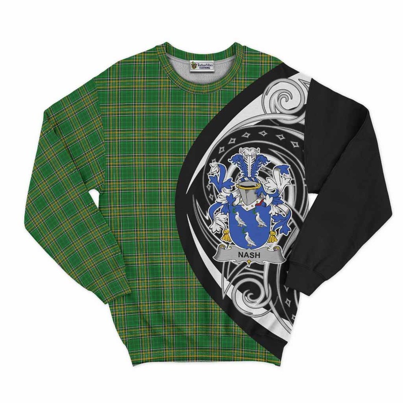 Nash Irish Clan Sweatshirt Celtic Circle Style