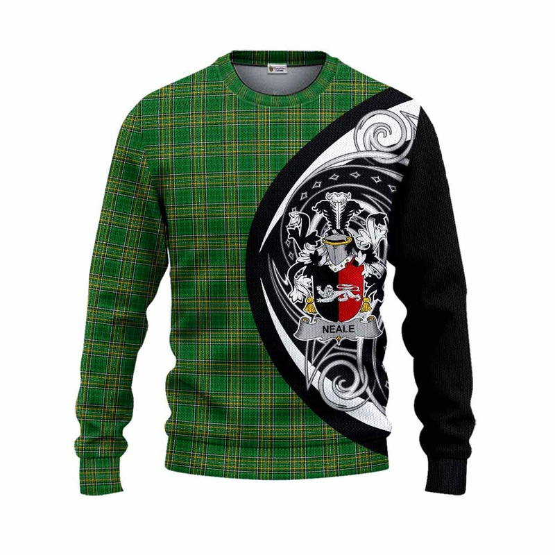 Neale Irish Clan Knitted Sweater Celtic Circle Style