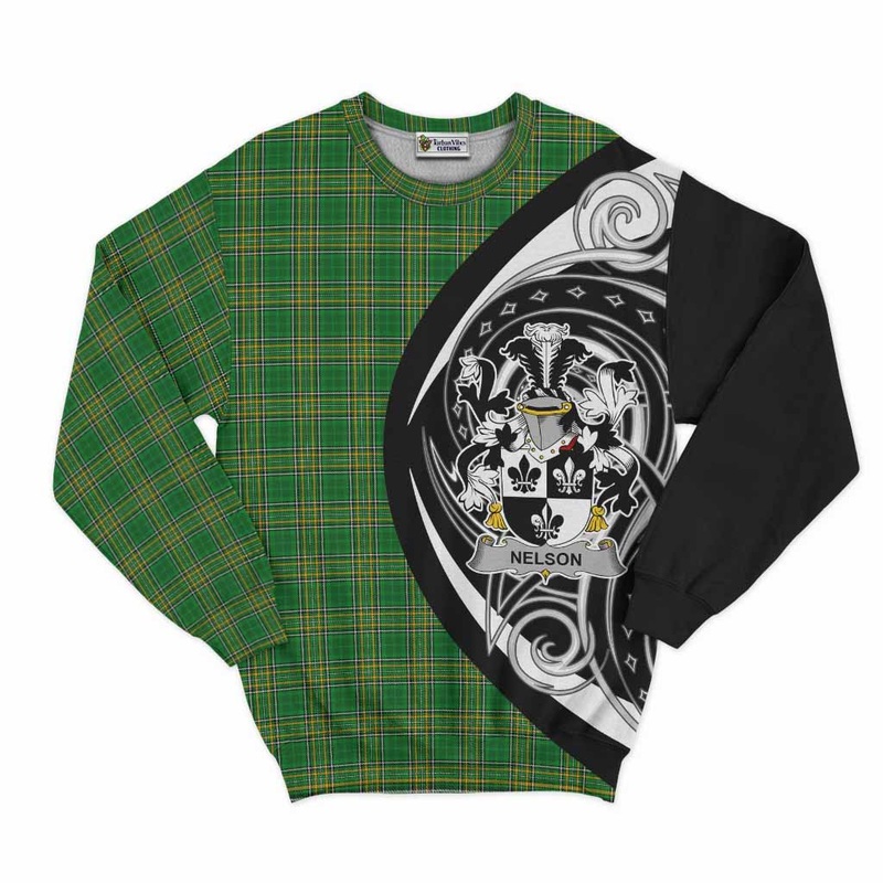 Nelson Irish Clan Sweatshirt Celtic Circle Style
