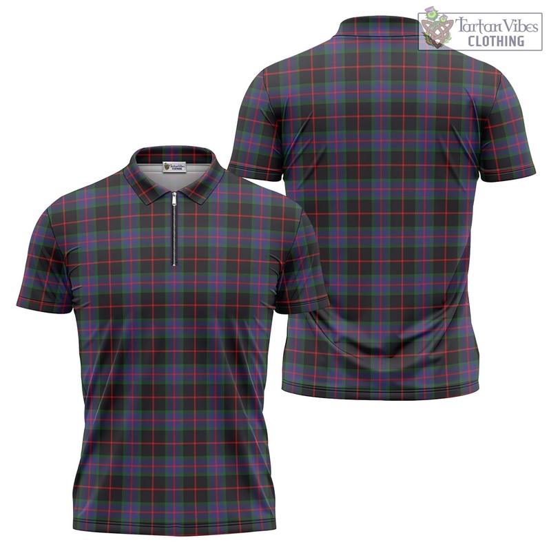 Nairn Tartan Zipper Polo Shirt
