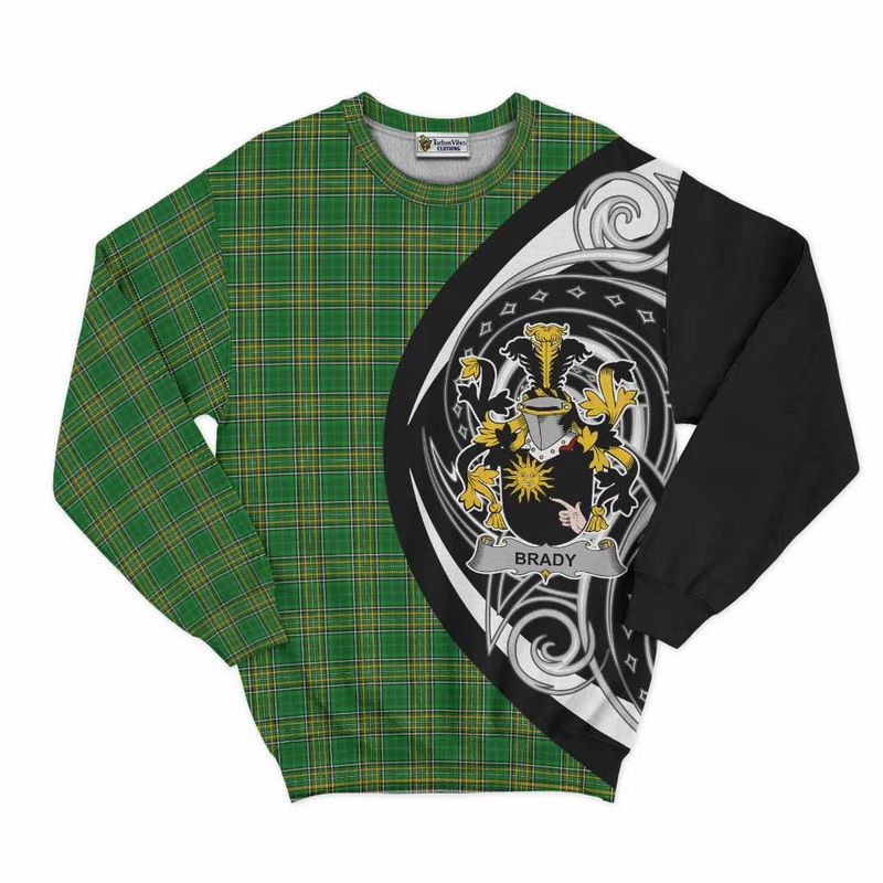 Brady Irish Clan Sweatshirt Celtic Circle Style