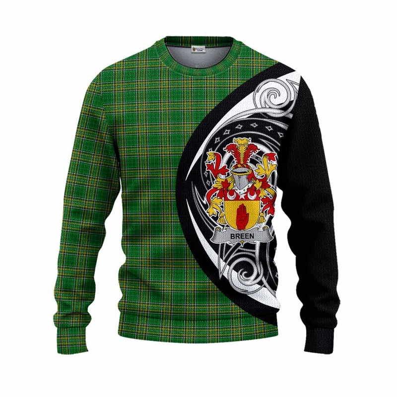 Breen Irish Clan Knitted Sweater Celtic Circle Style
