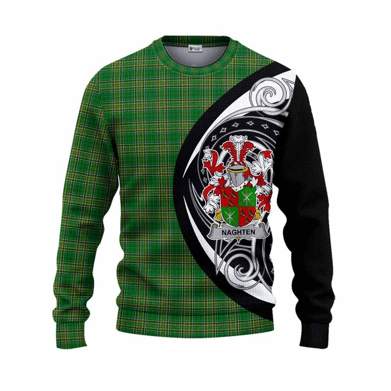 Naghten Irish Clan Knitted Sweater Celtic Circle Style