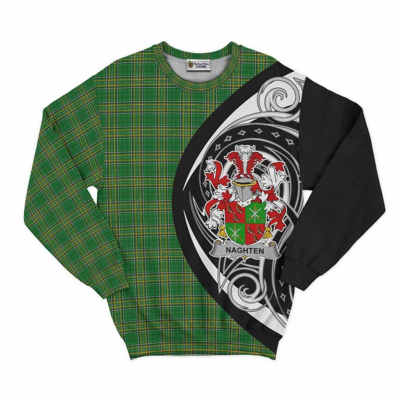 Naghten Irish Clan Sweatshirt Celtic Circle Style