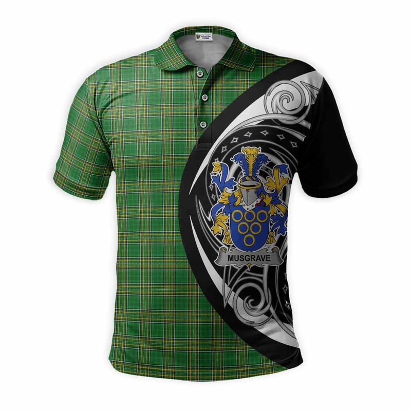Musgrave Irish Clan Polo Shirt Celtic Circle Style