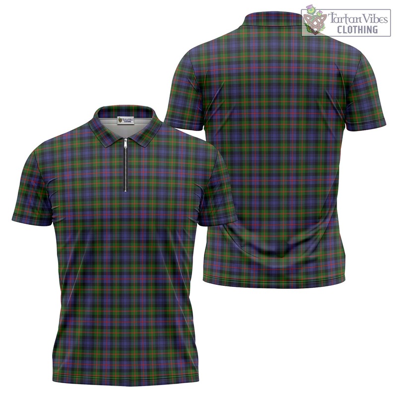 Murray of Atholl Modern Tartan Zipper Polo Shirt