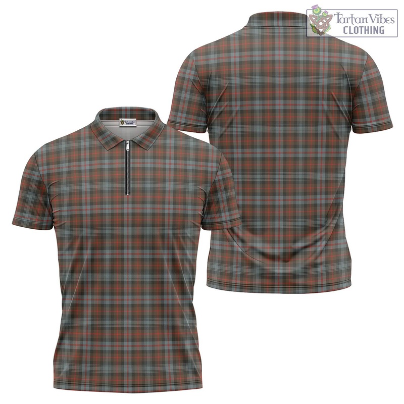 Murray of Atholl Weathered Tartan Zipper Polo Shirt