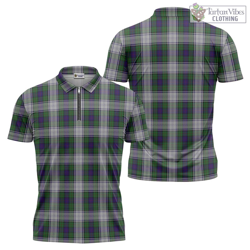 Murray of Atholl Dress Tartan Zipper Polo Shirt