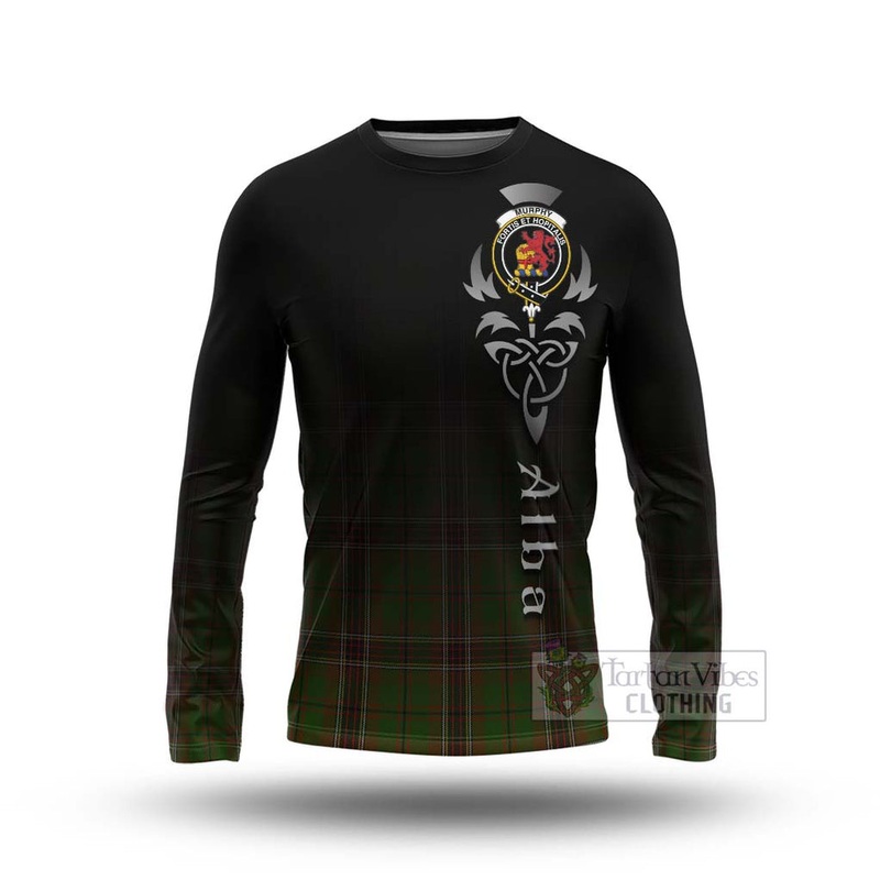 Murphy Tartan Long Sleeve T-Shirt Featuring Alba Gu Brath Family Crest Celtic Inspired