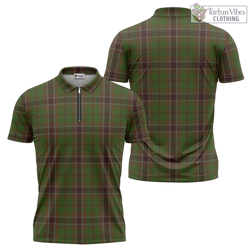 Murphy Tartan Zipper Polo Shirt