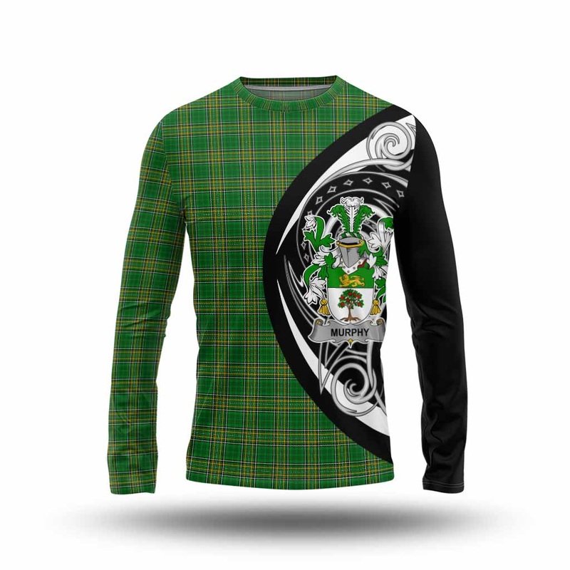 Murphy (Wexford) Irish Clan Long Sleeve T-Shirt Celtic Circle Style