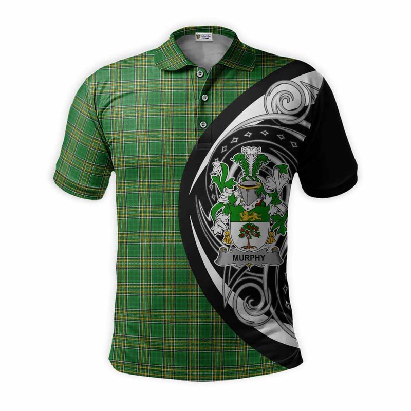 Murphy (Wexford) Irish Clan Polo Shirt Celtic Circle Style