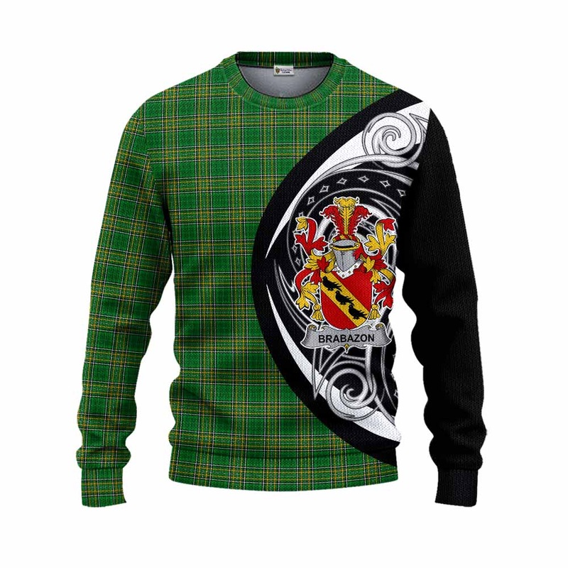 Brabazon Irish Clan Knitted Sweater Celtic Circle Style