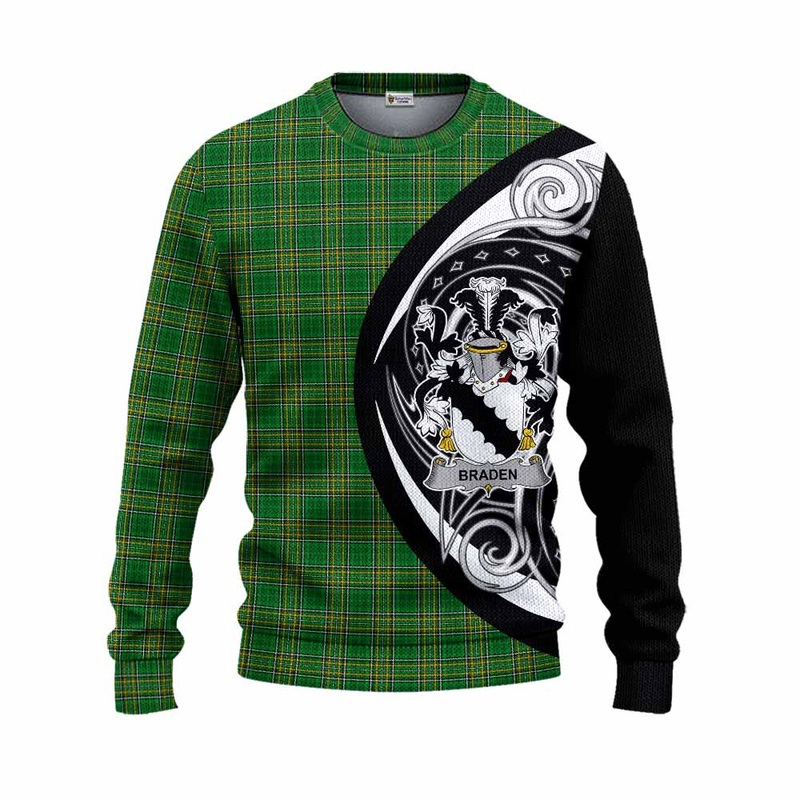 Braden Irish Clan Knitted Sweater Celtic Circle Style
