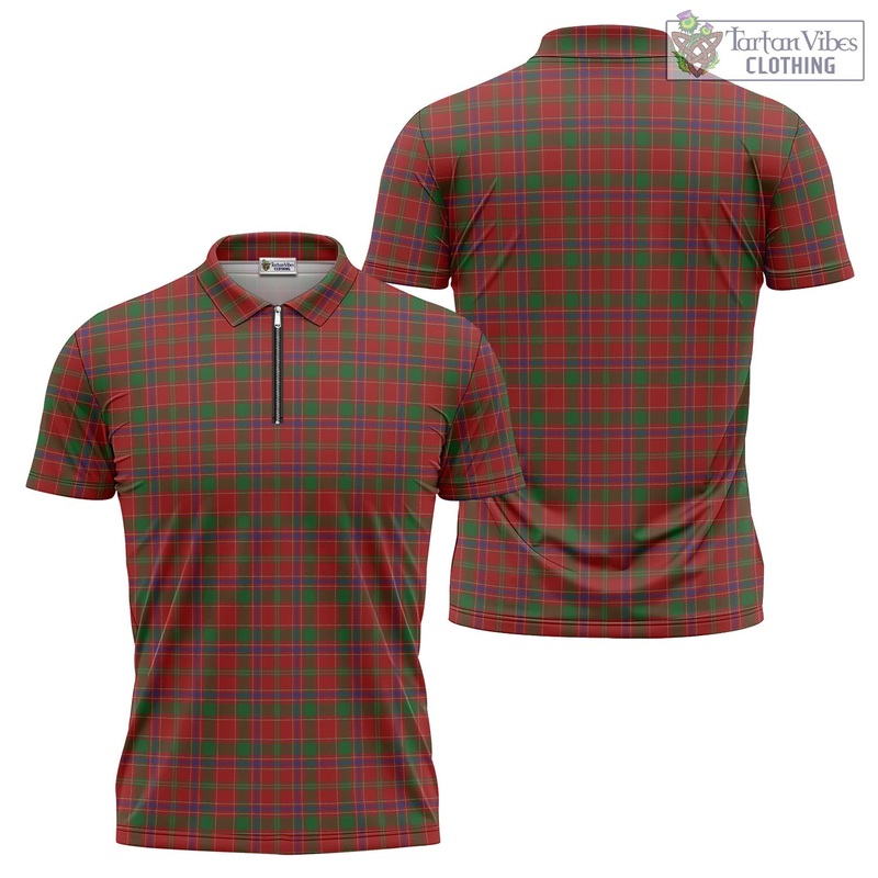 Munro (Monroe) Tartan Zipper Polo Shirt