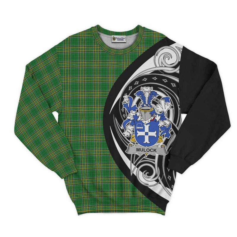 Mulock Irish Clan Sweatshirt Celtic Circle Style