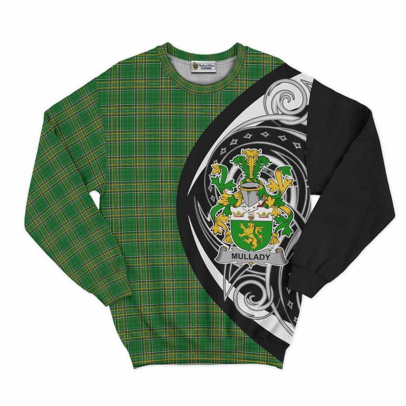 Mullady Irish Clan Sweatshirt Celtic Circle Style