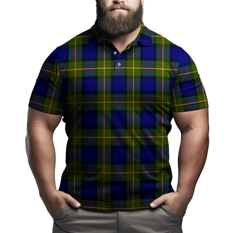 Muir Tartan Mens Polo Shirt