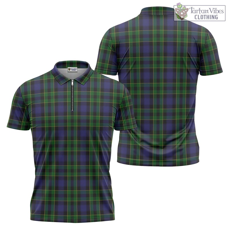 Mowat Tartan Zipper Polo Shirt