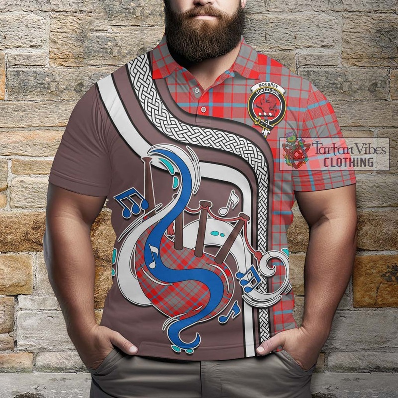 Moubray Tartan Polo Shirt with Epic Bagpipe Style