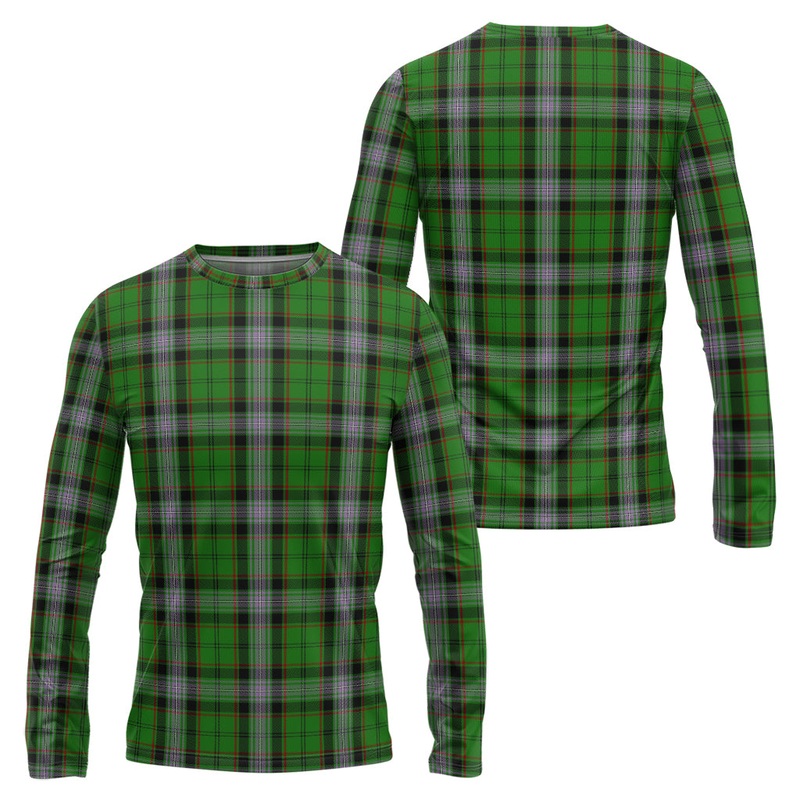 Moss Tartan Long Sleeve T-Shirt