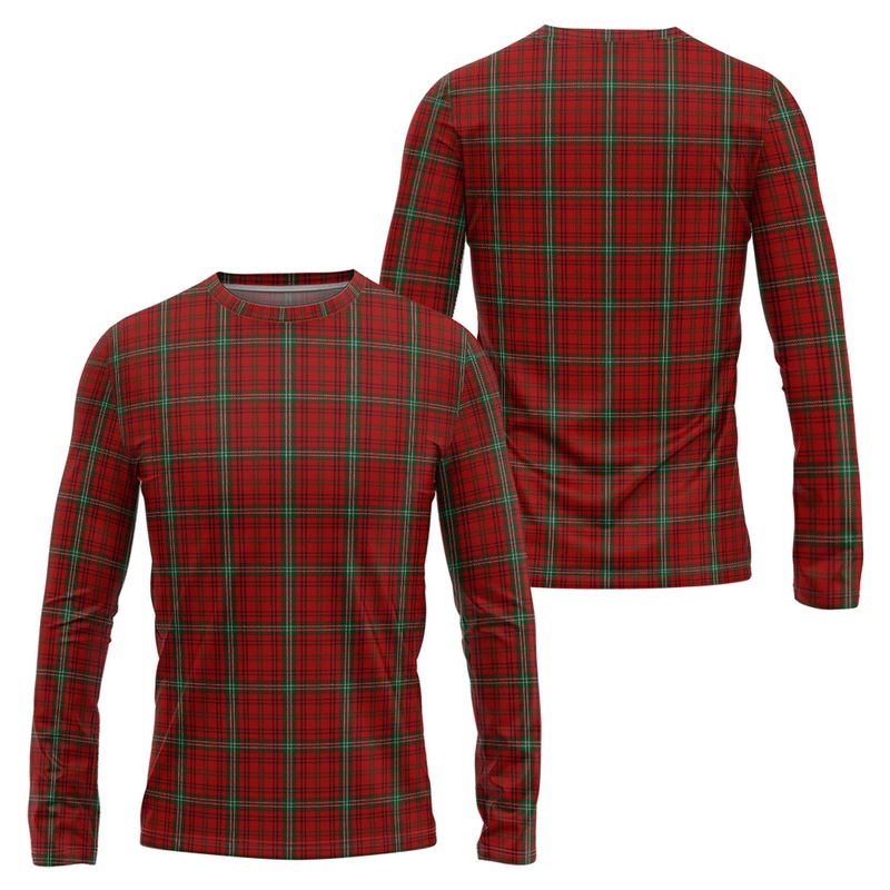 Morrison Red Tartan Long Sleeve T-Shirt