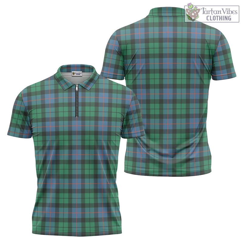 Morrison Ancient Tartan Zipper Polo Shirt