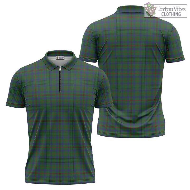 Moncrieff of Atholl Tartan Zipper Polo Shirt