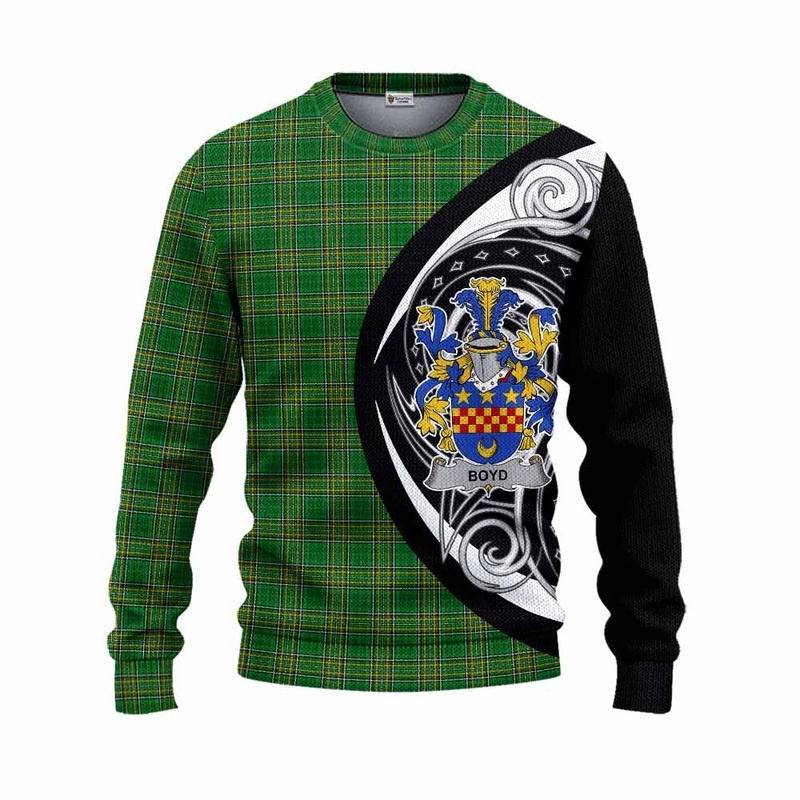 Boyd of Danson Irish Clan Knitted Sweater Celtic Circle Style