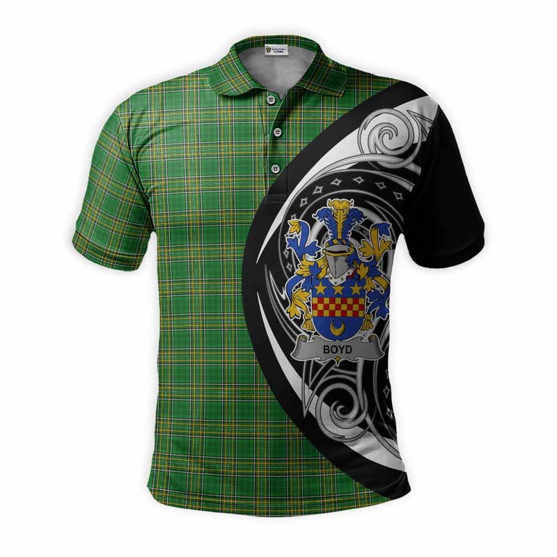 Boyd of Danson Irish Clan Polo Shirt Celtic Circle Style