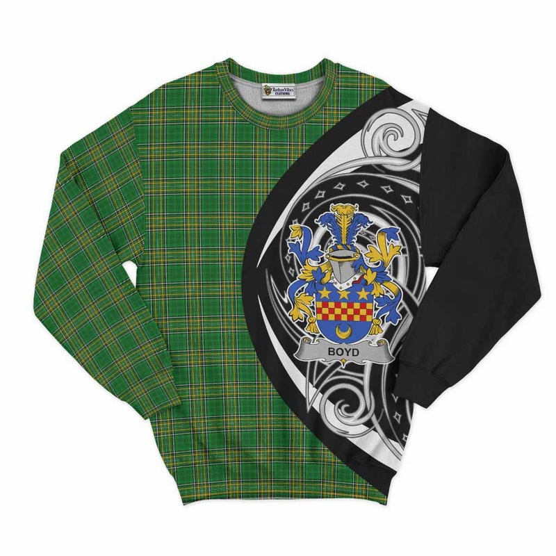 Boyd of Danson Irish Clan Sweatshirt Celtic Circle Style