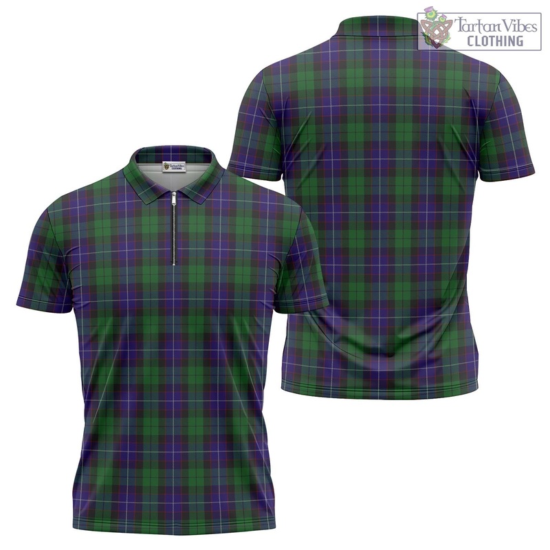 Mitchell Tartan Zipper Polo Shirt