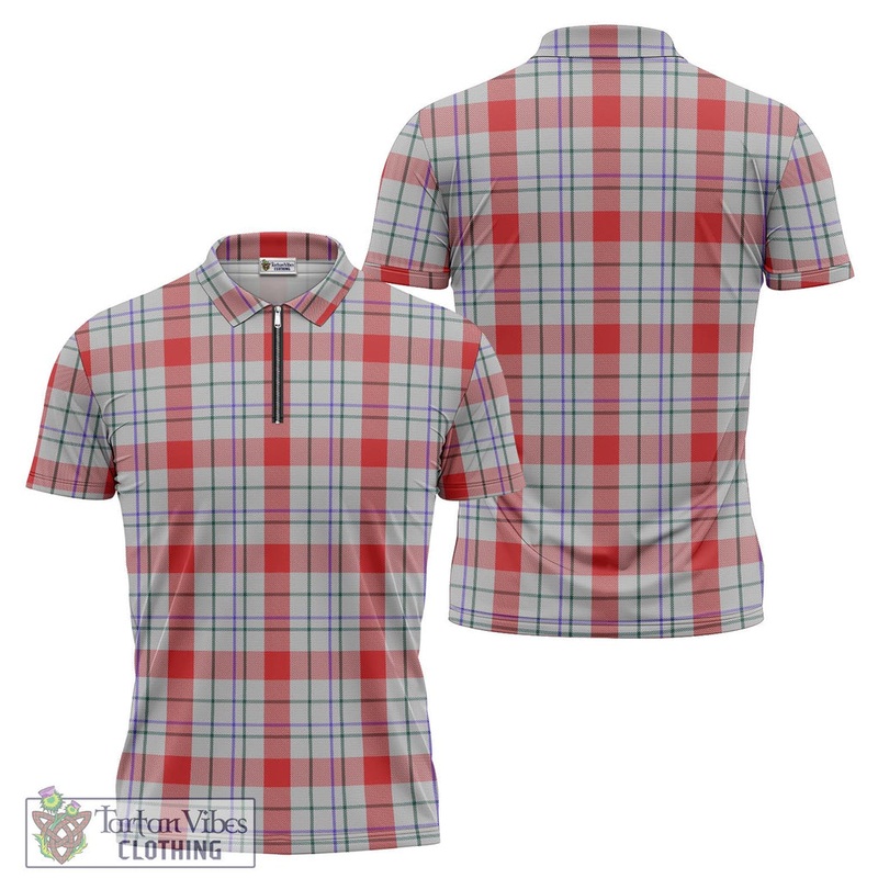 Milne Tartan Zipper Polo Shirt