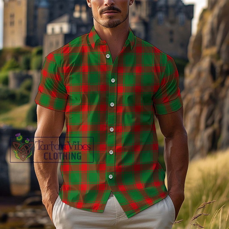 Middleton Modern Tartan Cotton Hawaiian Shirt