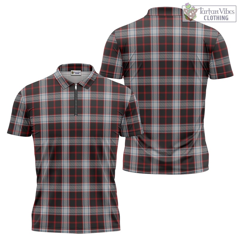 Merrilees Tartan Zipper Polo Shirt