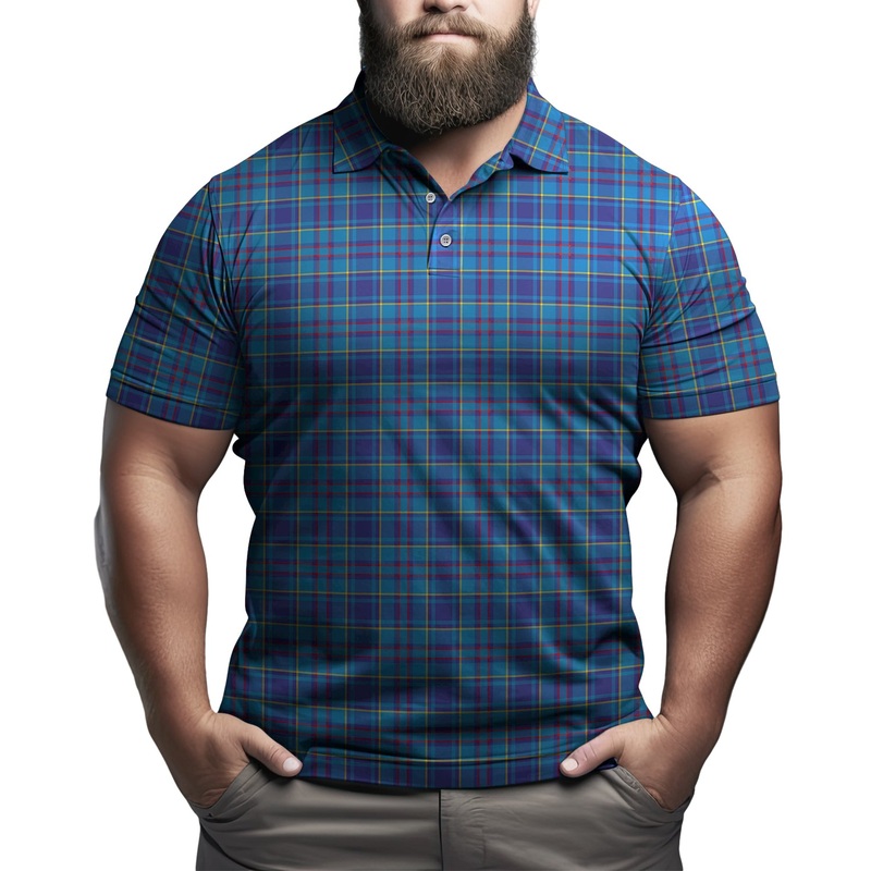 Mercer Tartan Mens Polo Shirt
