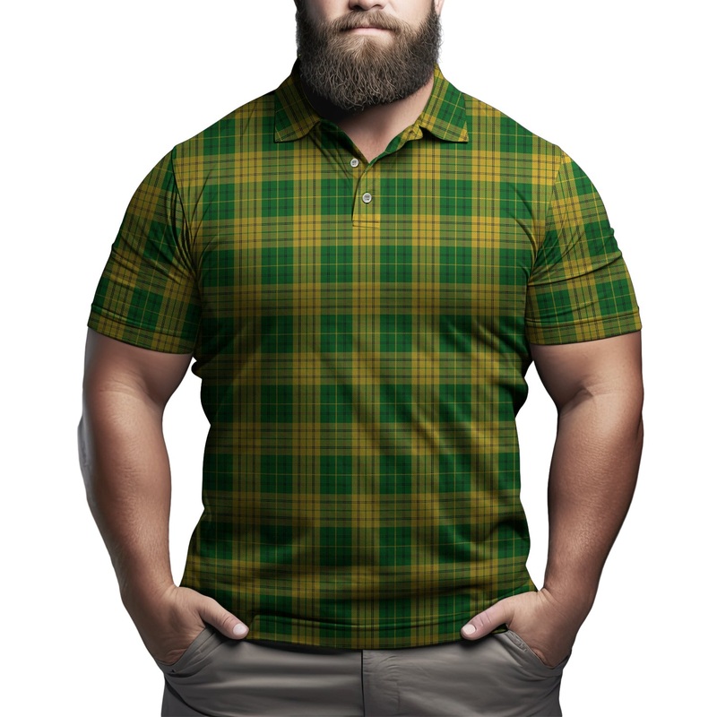 Meredith of Wales Tartan Mens Polo Shirt