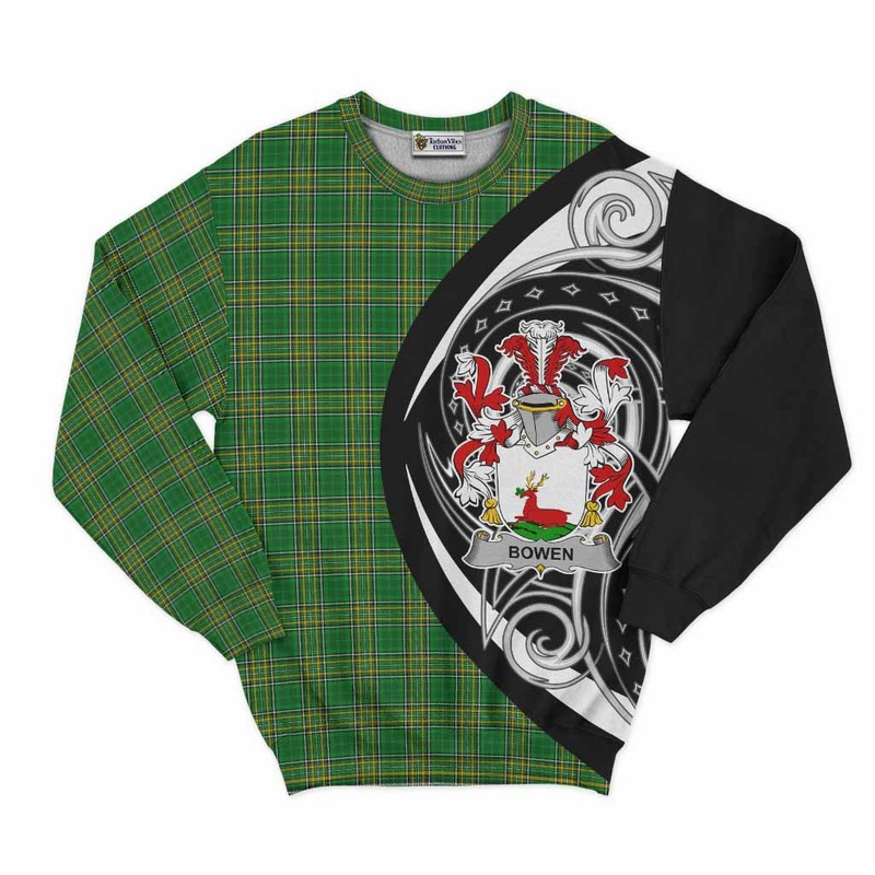Bowen Irish Clan Sweatshirt Celtic Circle Style