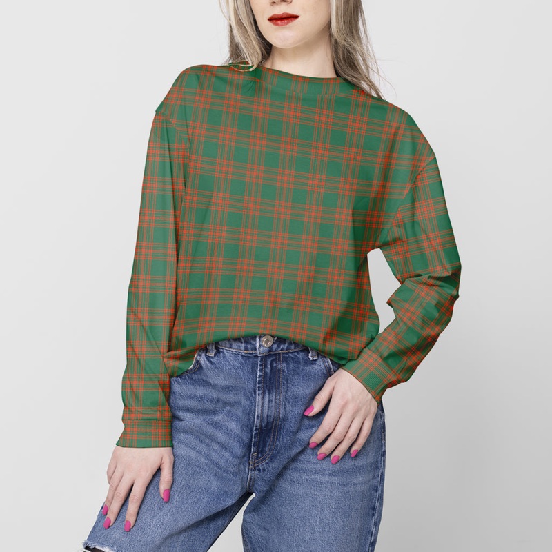 Menzies Green Ancient Tartan Sweatshirt