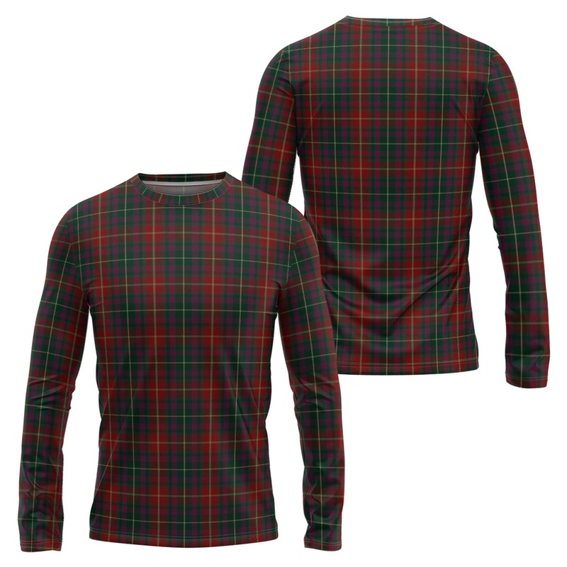 Meath County Ireland Tartan Long Sleeve T-Shirt