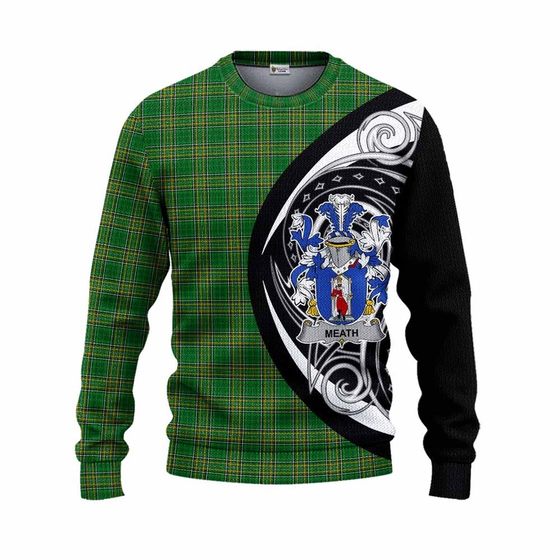 Meath Irish Clan Knitted Sweater Celtic Circle Style