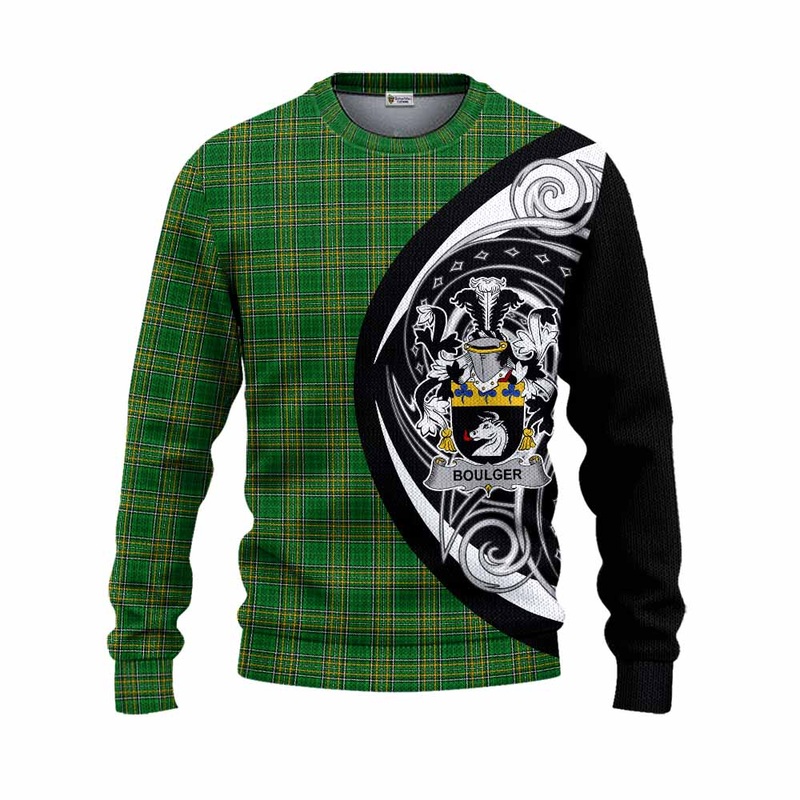 Boulger Irish Clan Knitted Sweater Celtic Circle Style