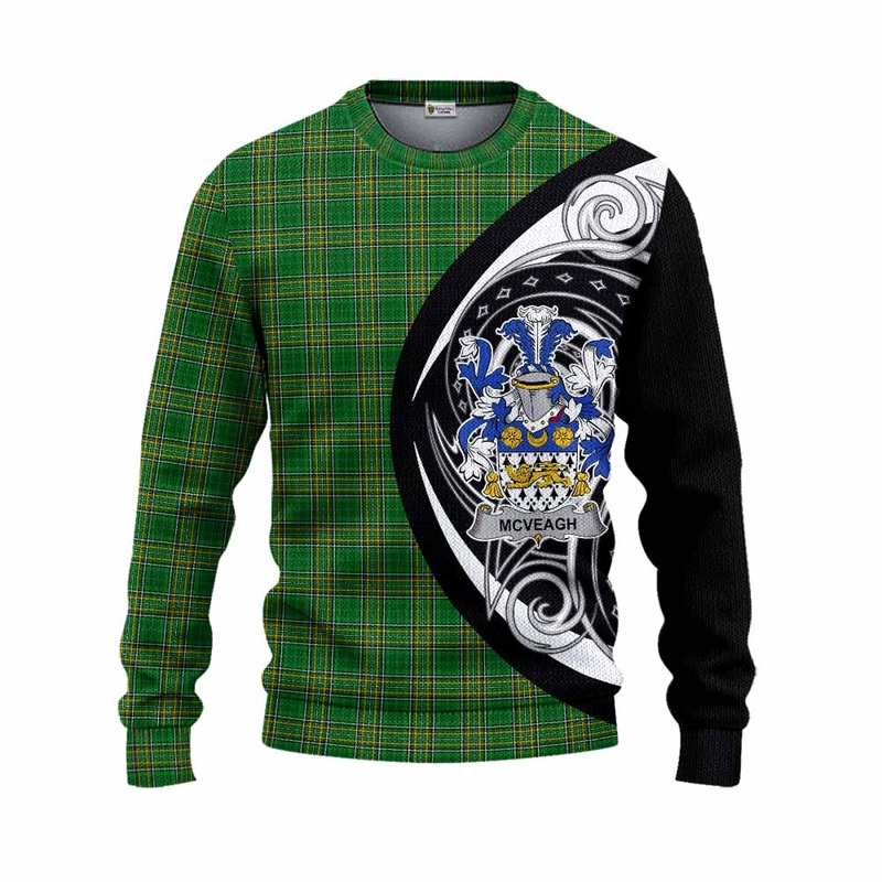 McVeagh Irish Clan Knitted Sweater Celtic Circle Style