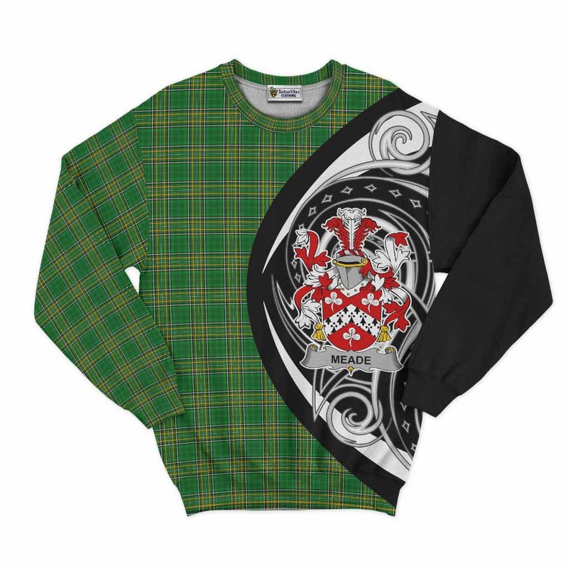 Meade Irish Clan Sweatshirt Celtic Circle Style