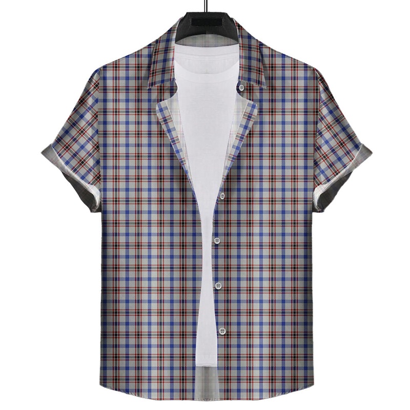 Boswell Tartan Short Sleeve Button Down Shirt