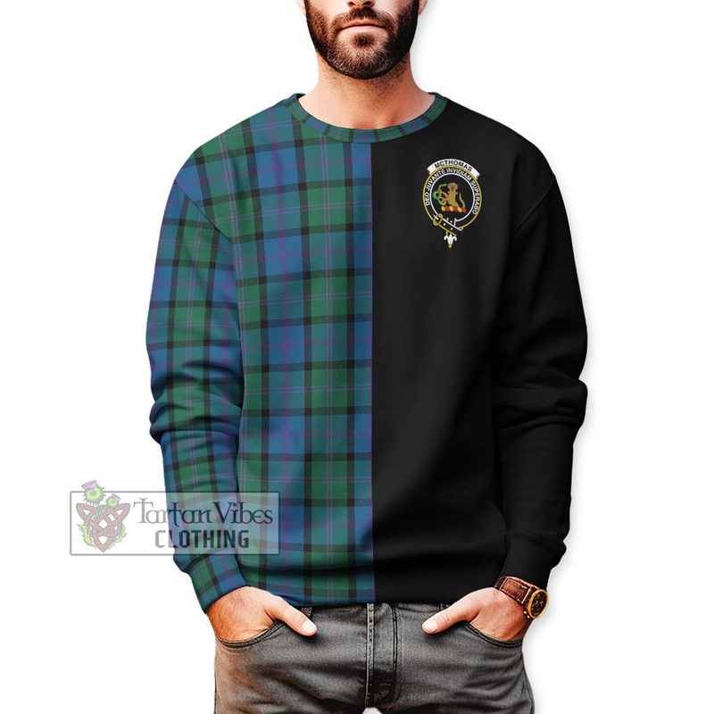 McThomas Tartan Sweatshirt with Family Crest and Half Of Me Style