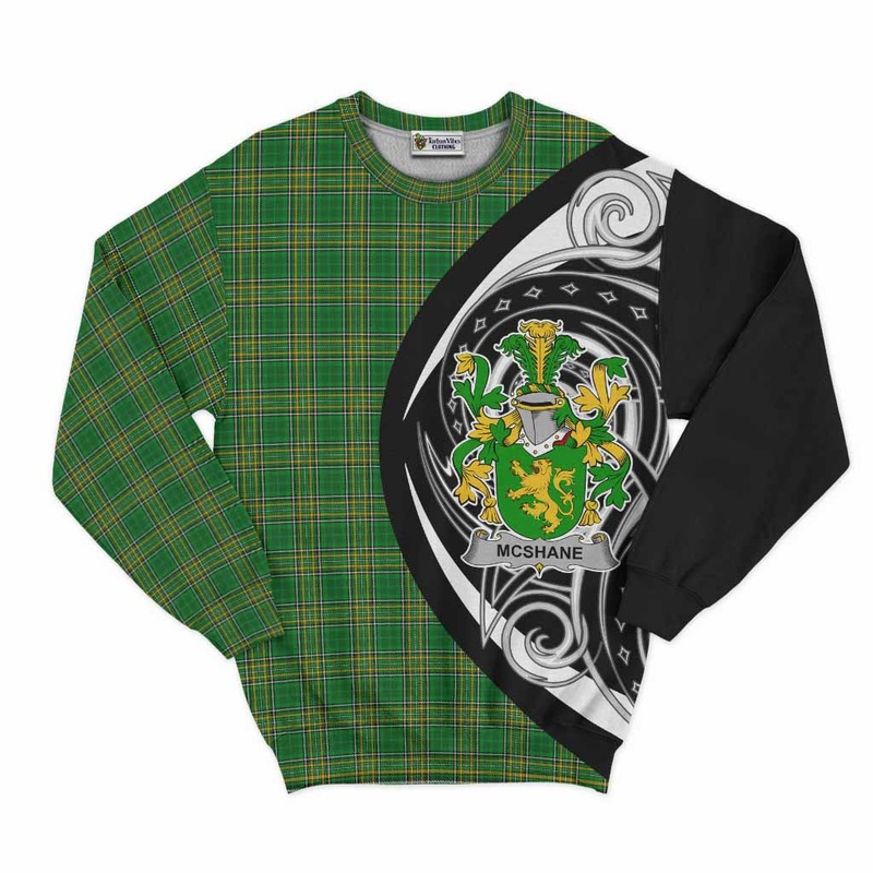 McShane Irish Clan Sweatshirt Celtic Circle Style